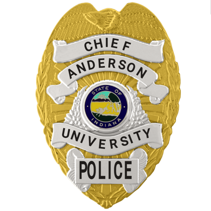 [ANDUPD-FLX1549-B-CH] Anderson University Police Dept. CHIEF FlexBadge